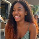 22" African Braided Wig Micro Kinky Two-Strand Twists wig Ombre Micro Senegalese Braids Wig Synthetic Wig for Black Women