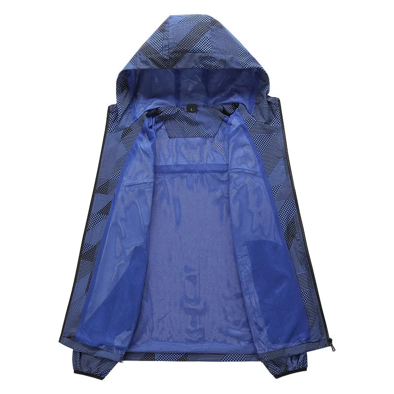 Men's Spring Autumn Jacket Thin Casual Quick Dry Windbreaker Outdoor Sports Jacket Men