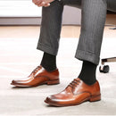 Genuine Leather Derby Shoes Men business dress shoes footwear Men's casual shoes classic