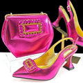 Inspired Elegant Women’s High Heels and Bag Wedding Party Shoes and Bag Exclusive Products