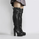 Boots Women Heel Side Zipper Dress Winter Boots Shoes