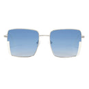 Trending Nickel-Free Metal Sunglasses Women Big Frame Pink Oversized Shades For Men UV400 Glasses Travel Beach Summer