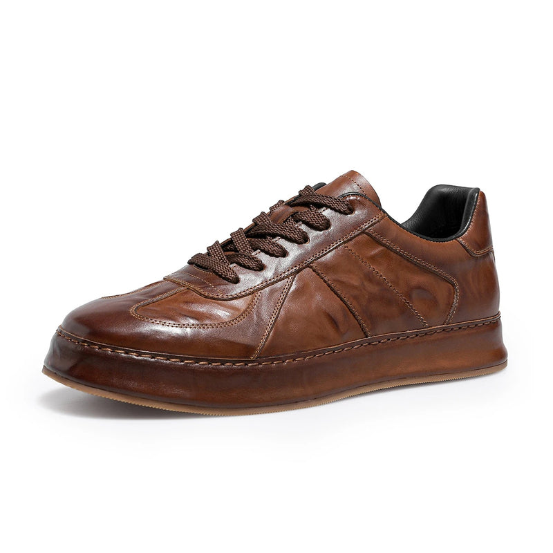 Men shoes leather wear-resistant casual board shoes low top classic footwear