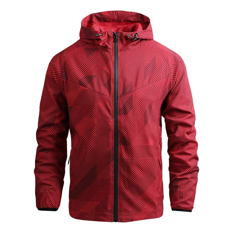 Men's Spring Autumn Jacket Thin Casual Quick Dry Windbreaker Outdoor Sports Jacket Men