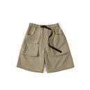 Lightweight Solid Shorts Quick Drying Pants Anti Wrinkle Large Pockets Casual Pants for Men's Summer