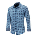 Men's Spring Autumn Casual Lapel Single Breasted Shirt