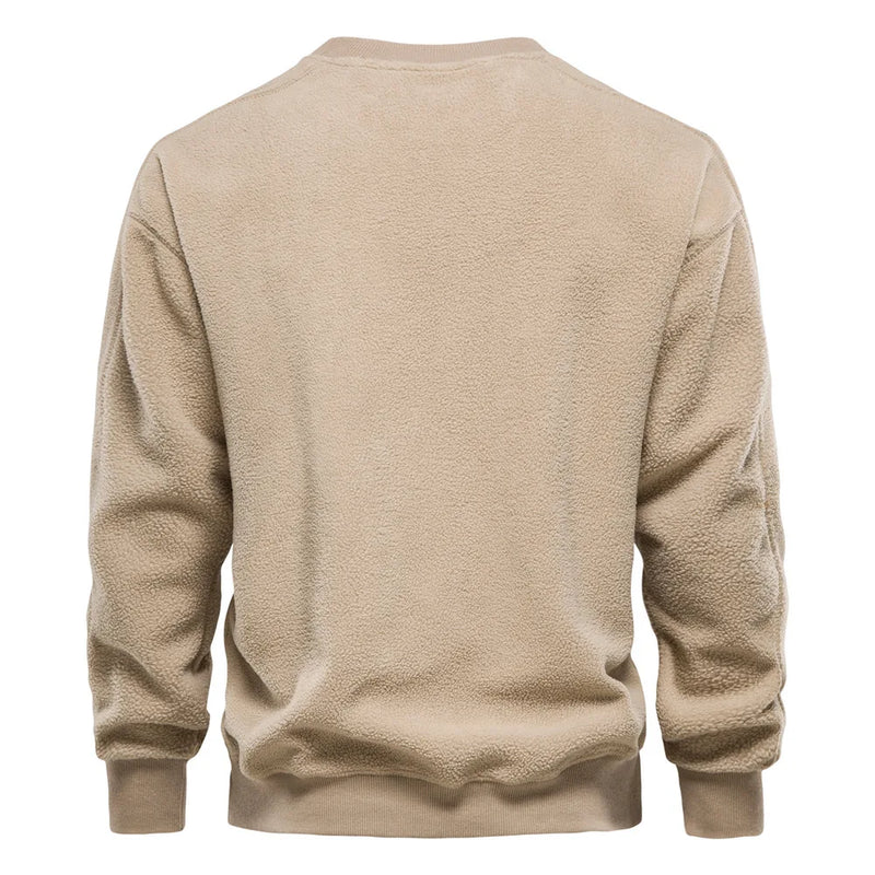 Sweater Men's Autumn Winter Style Casual Simple Solid Pullover Top