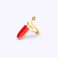 Creative Fingertips Shining Crystal Enamel Cover Adjustable Rings for Women Jewelry