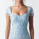 Mermaid Evening Dresses Handmade Crystal Tassel Exquisite Prom Dresses Women's Formal Evening Gowns