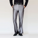 Men Casual Pants Male Solid Color Slim Trousers Men High Waist Long Suit Pant