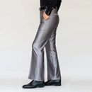 Men Casual Pants Male Solid Color Slim Trousers Men High Waist Long Suit Pant