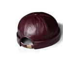 Spring/Winter Women Genuine Leather Retro Beanie Hats Male Casual Caps