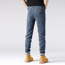 Straight Jeans Tall Guys Students Casual Loose Stretched Denim Trousers