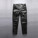 Genuine Leather Mens Straight Pants Biker Pants