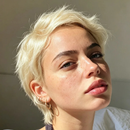 6 Inch Pixie Cut Human Hair Wig for Women – Short Blonde Straight Pixie Wig with Bangs Short Hair Natural Looking Wig
