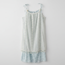 Vacation Slip Dress Lace Tassels Flower Mid Long Skirts Sweet Two Pieces Beach Dresses