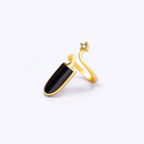Creative Fingertips Shining Crystal Enamel Cover Adjustable Rings for Women Jewelry