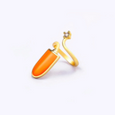 Creative Fingertips Shining Crystal Enamel Cover Adjustable Rings for Women Jewelry