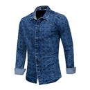 Men's Spring Autumn Casual Lapel Single Breasted Shirt