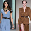 Genuine Leather Vintage Dress Belts for Women Wide Elastic Double Down Jacket Waistbands