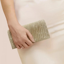 Clutch Bag Women Glitter Stripe Box Shape Top Handle Female Evening Purses Handbags