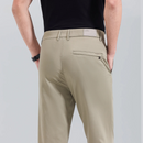 Spring Summer Men's Solid Trousers Men Loose Straight Casual Pants