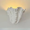 Design Shell Gypsum Wall Lamp LED E27 Wabi-sabi Baroque Art Decorative Wall Mounted