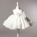 Baby Girl Dress Toddler White Wedding Bridesmaid Princess Dress Baby Christening Dress Girl Dress