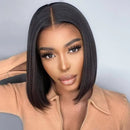 Straight Bob Wig Human Hair Pre Plucked Lace Closure Wig Bob Human Hair Wigs