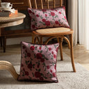 American Pastoral Retro Rose Pillow Cover Living Room Sofa Jacquard Square Cushion Case Eclecticism Home Decor