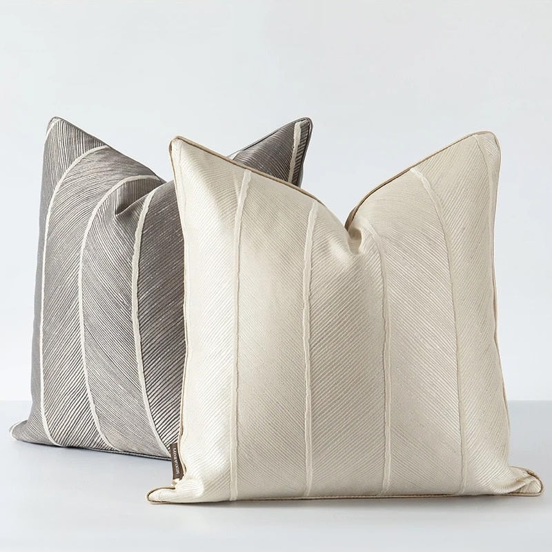 Modern Cushion Cover Herringbone Pattern Jacquard Pillowcase For Living Room Sofa Bedroom
