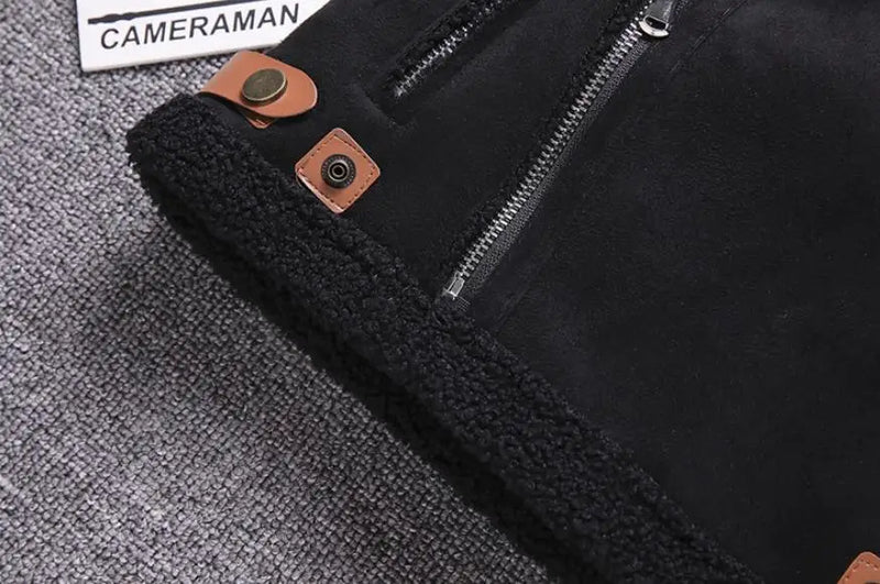 Boys Girls Buckskin Vest Autumn Winter Children Thicker Warm Coat Waistcoat Kids Jackets Fur Vest