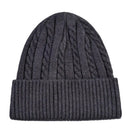 Casual Men's Skullies Knitted Wool Hats Soft Knitting Beanie Winter Cap Men Solid Color Knit Bonnet Outdoor skiing Caps