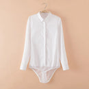 Spring Summer Body Shirt Blouse Women Office Shirt Female Slim Body Shirts Ladies