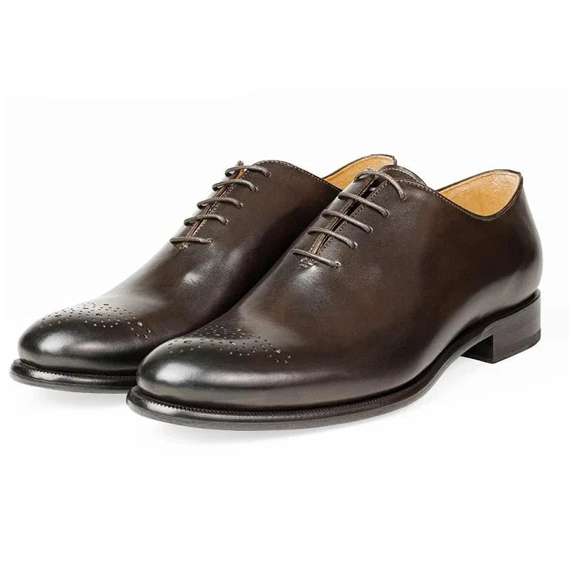 Oxford Dress Man Business Shoe Handmade Shoes Wedding Solid Genuine Leather Best Men Shoes