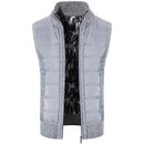 Autumn and Winter Men's Cotton Coat Warm Outer Wear Vest Cotton Vest Casual Sleeveless Jacket