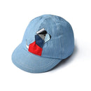 Newborn Boy Bodysuit Set Baby Boys Outfits Clothes Set Hat Overall Strap Blue Jumpsuit Costume Cotton Summer