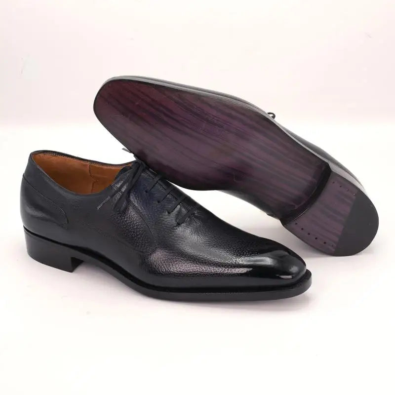 Oxford Men Dress Shoes Wedding Best Shoe Formal Office Genuine Original Business Designer Men Shoes