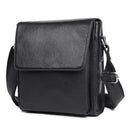 Men Leather Messenger Bag Male Genuine Leather Crossbody Bag Men's Travel Tablet Shoulder Bag