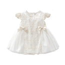 Baby Girls Dress Embroidery Lace Kids Princess Cute Dresses for Tulle Girl Bridesmaids Birthday Party Dress Casual Wear 3-24M