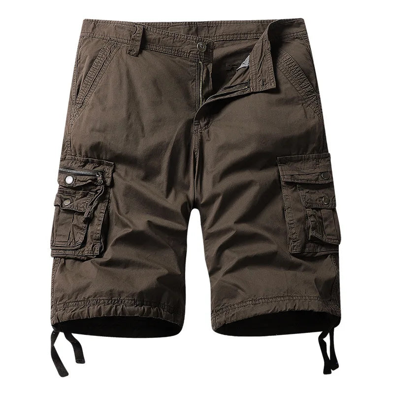 Summer Men's Workwear Shorts Loose Multi-pocket Five-point Pants Casual Pants