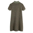 Knitted Dresses For Women Spring Vintage O-Neck Short Sleeve Woman Clothes Pockets Knit Casual Dress