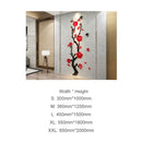 Plum Blossom Tree Home Decor Acrylic 3D Wall Sticker Decals Living Room Hallway TV Background Wall Furniture