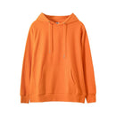 Autumn Long Sleeve Couples Hooded Hoodies Pure Women Cotton High Quality Oversize Style Women Hoodies
