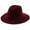 Maroon fedora hat on a white background, Obroi