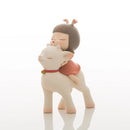 Lucky deer clear sky doll Accessories action figures desk car decoration girl gift birthday art toys artist design