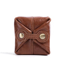 Genuine Leather Rfid Wallet Small Coin Pocke Unisex Credit Card Holder Wallet Men Women Card Id Holder Buckle Coin Purse