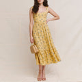 Dresses For Women Sleeveless Sweetheart Neck Solid Vintage Summer Midi Dress Elegant Strap Sexy Evening Party Dress