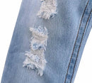 Kids Jeans Spring Children Pants Denim Trousers broken hole Child Clothing Clothes