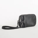 Clutch Bag Men Genuine Leather Luxury Handmade Casual Wrist Strap Wallet Double Zipper Long Storage Purses